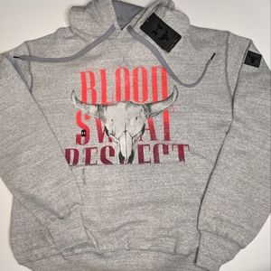 Under Armour Project Rock Men's Originators Grey Hoodie Size Large